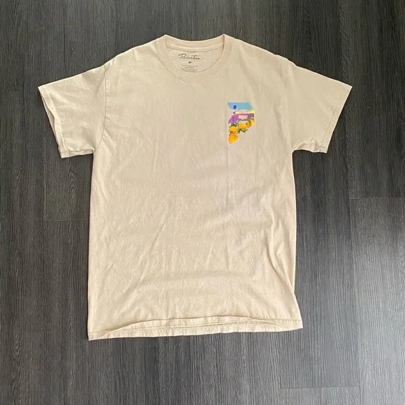 Primitive California Graphic Beige T-Shirt - Picture 2 of 3